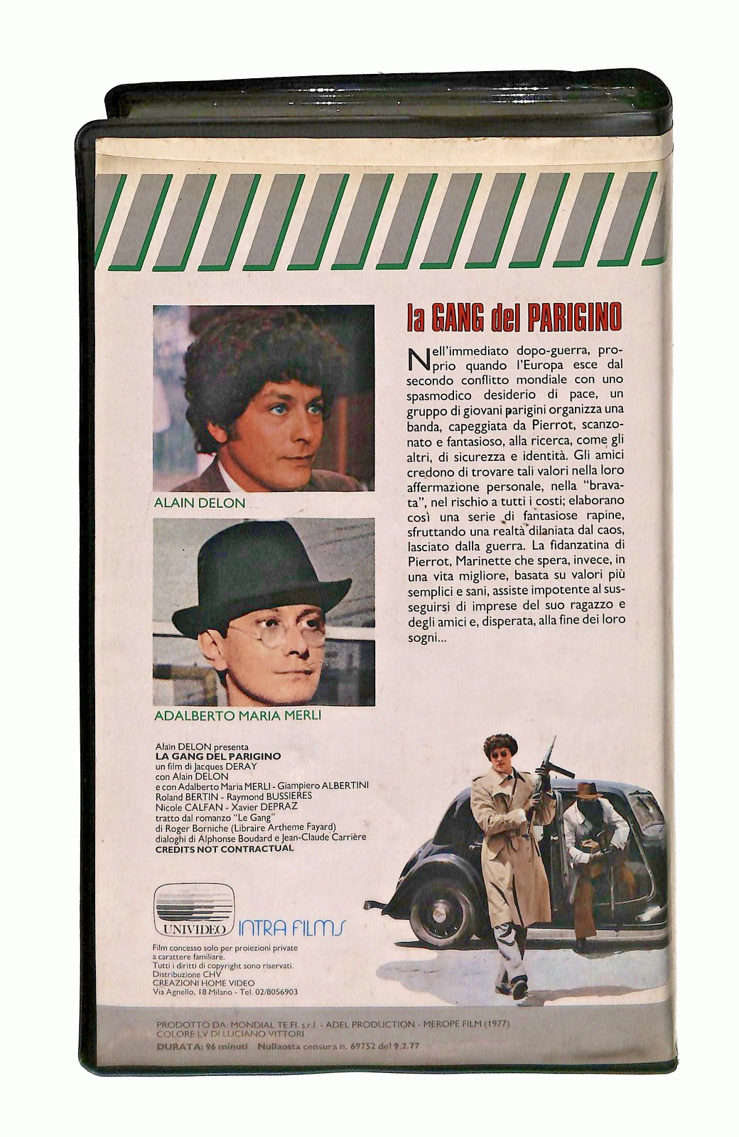 EBOND La Gang Del Parigino Alain Delon Creazioni Home Video VHS VH002573