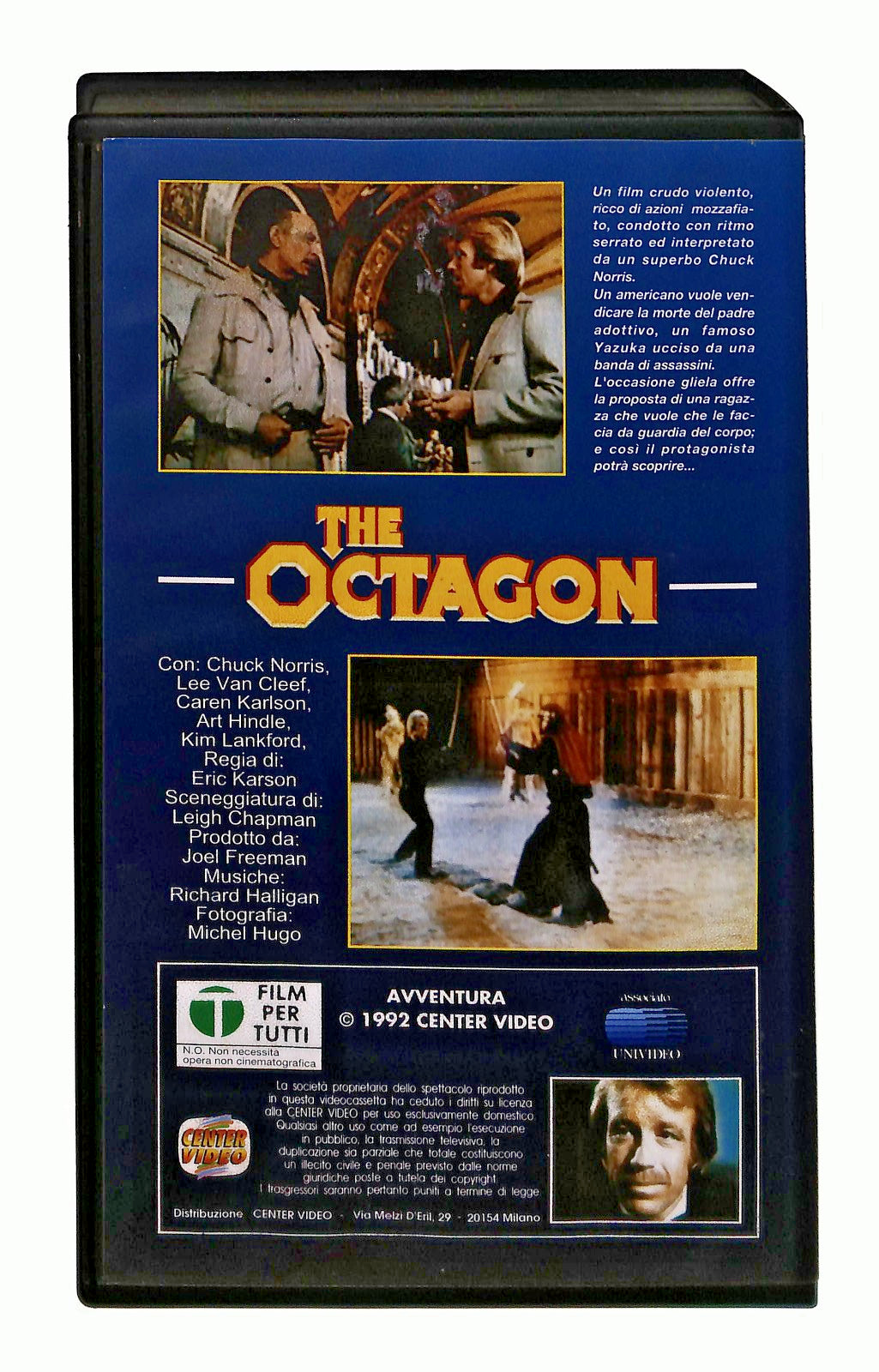 EBOND The Octagon Chuck Norris Center Video VHS VH002574