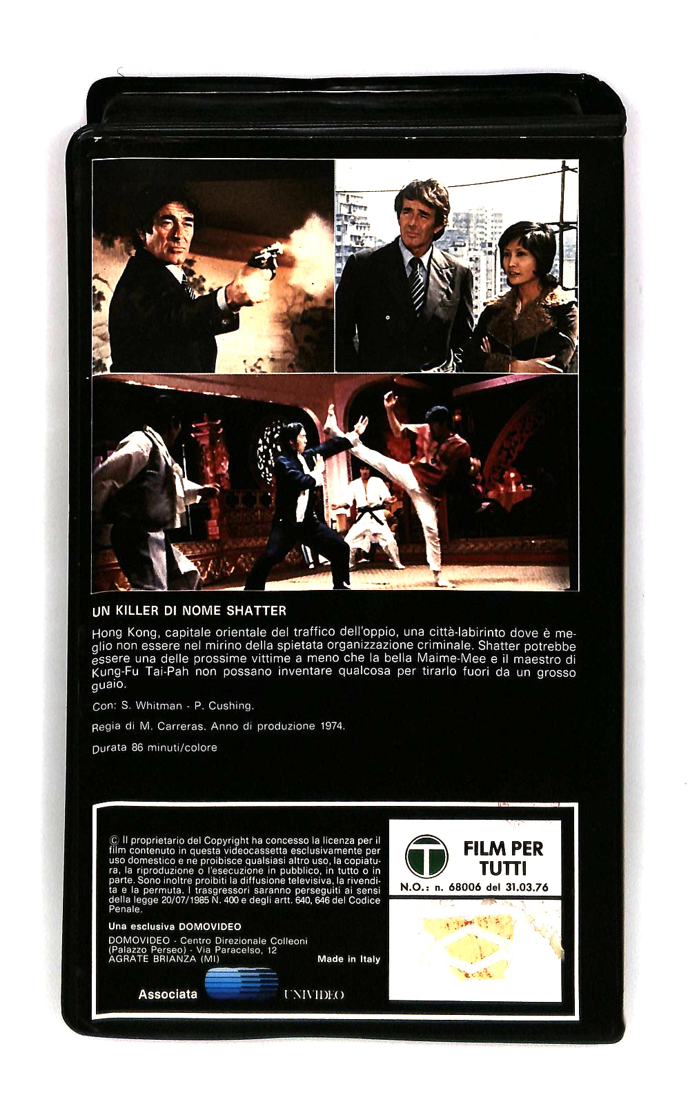 EBOND Un Killer Di Nome Shatter Domovideo VHS VH002610