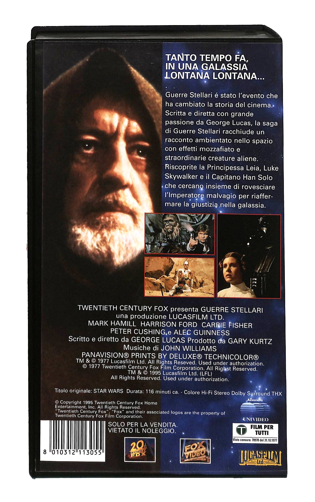 EBOND Guerre Stellari A New Hope Thx Widescreen VHS VH002611