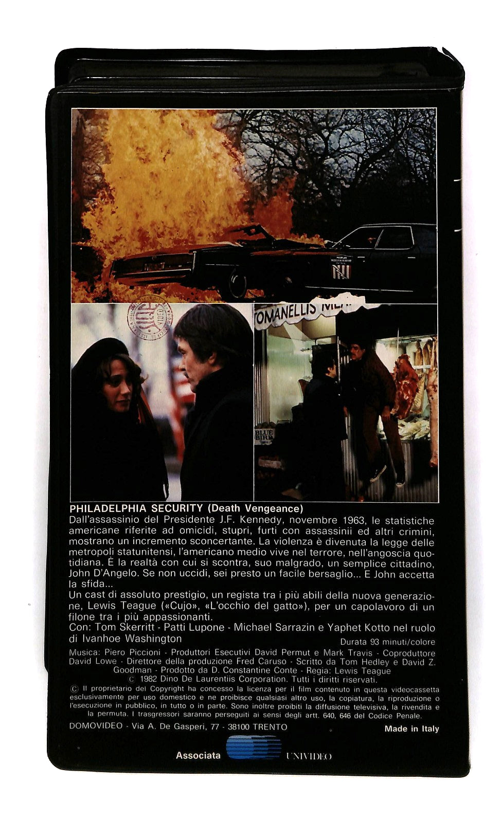 EBOND Philadelphia Security Domovideo VHS VH002614