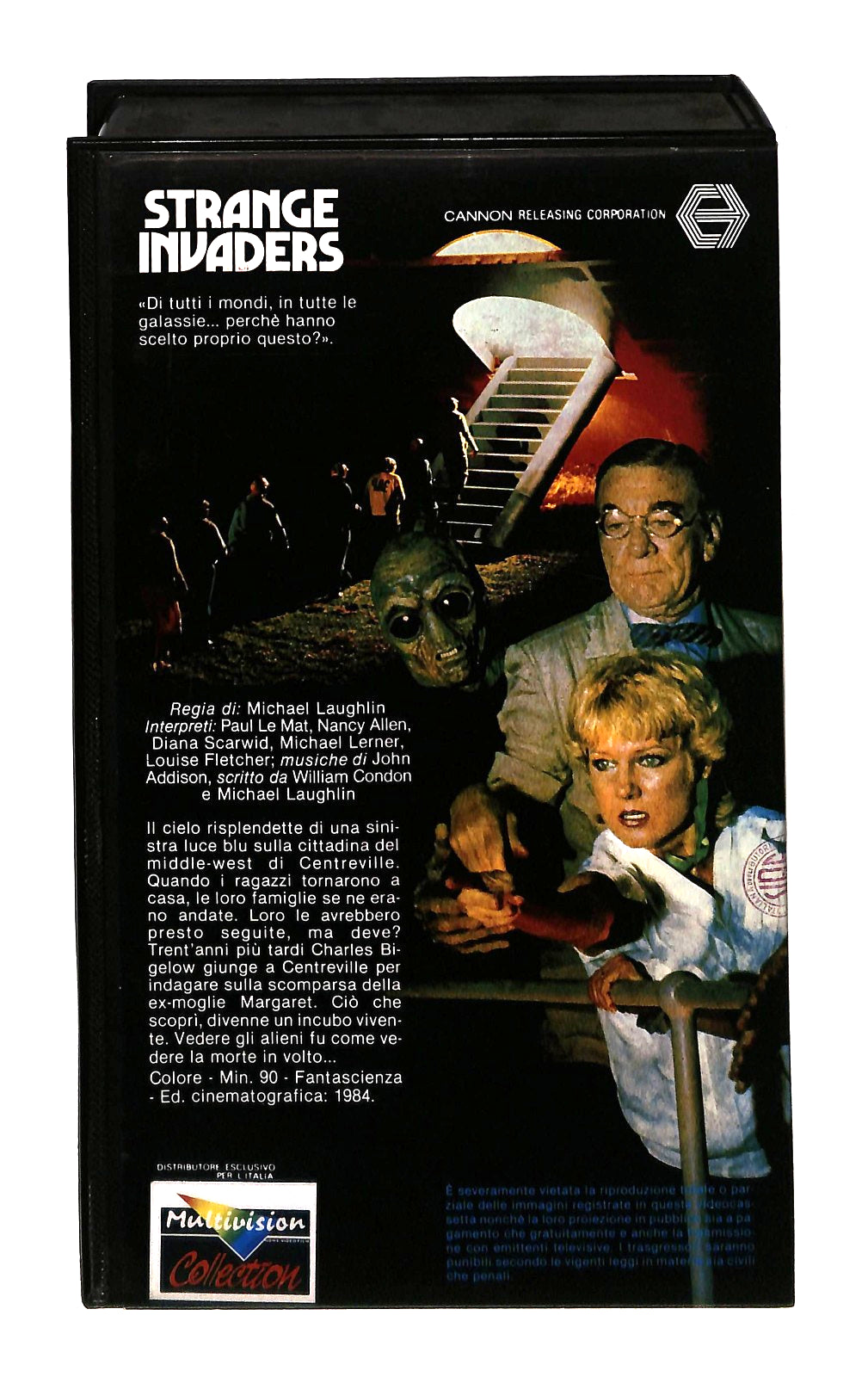 EBOND Strange Invaders Michael Laughlin Multivision VHS VH002617