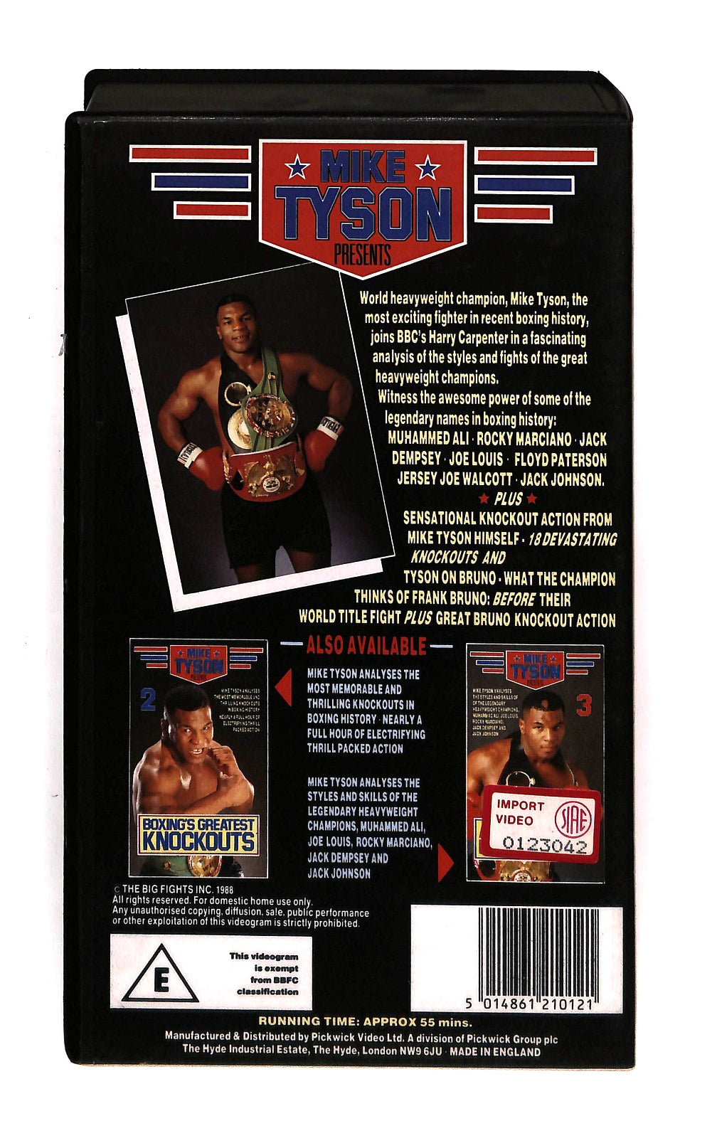 EBOND The Heavyweights Mike Tyson Presents 1 No Ita VHS VH002622