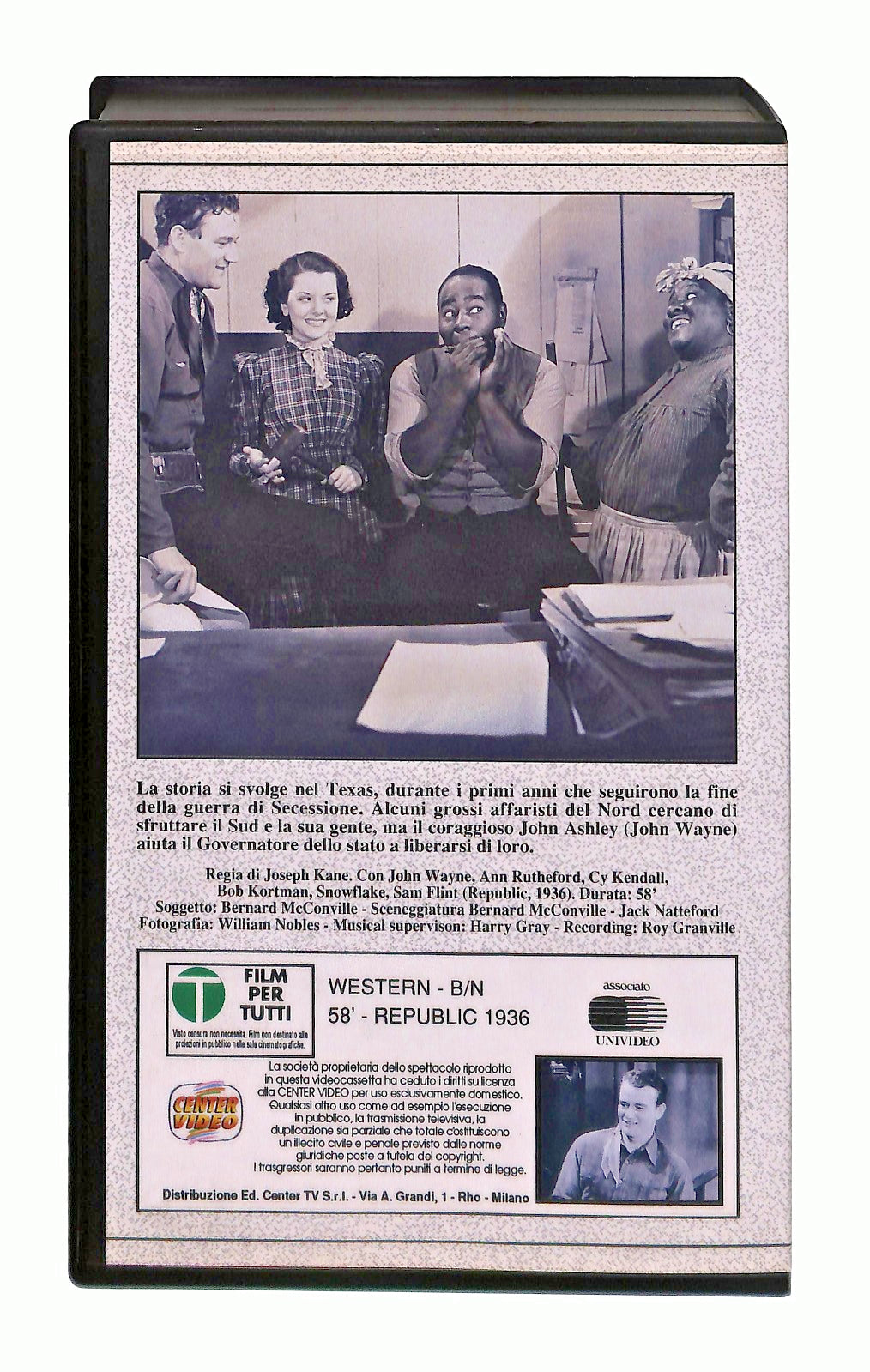 EBOND Il Sentiero Solitario John Wayne Center Video VHS VH002681