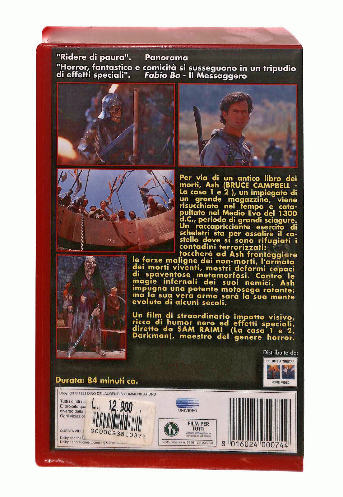 EBOND L Armata Delle Tenebre Sam Raimi VHS VH002724