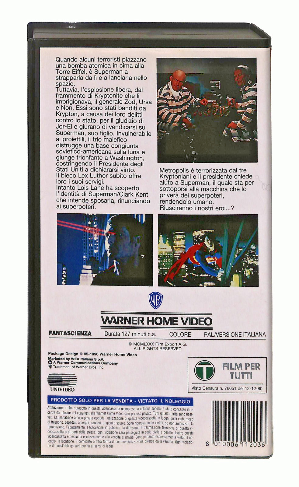 EBOND Superman Ii Gli Scudi Wb VHS VH002765