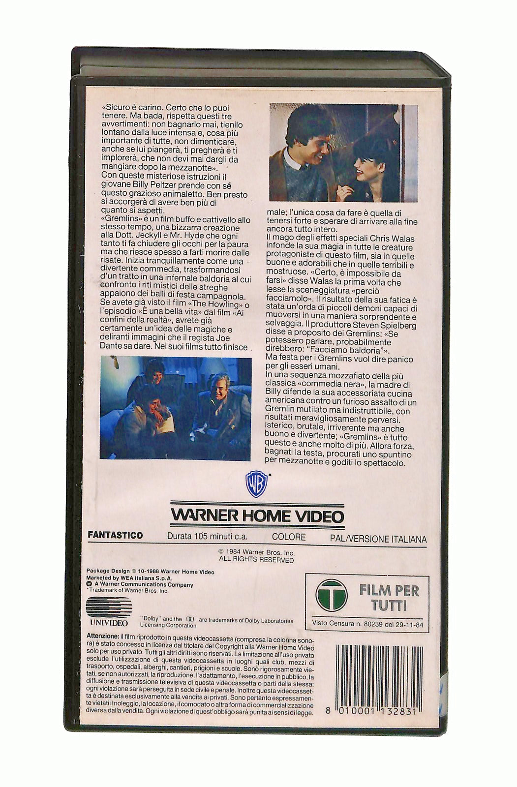 EBOND Gremlins Spielberg Gli Scudi Wb VHS VH002770