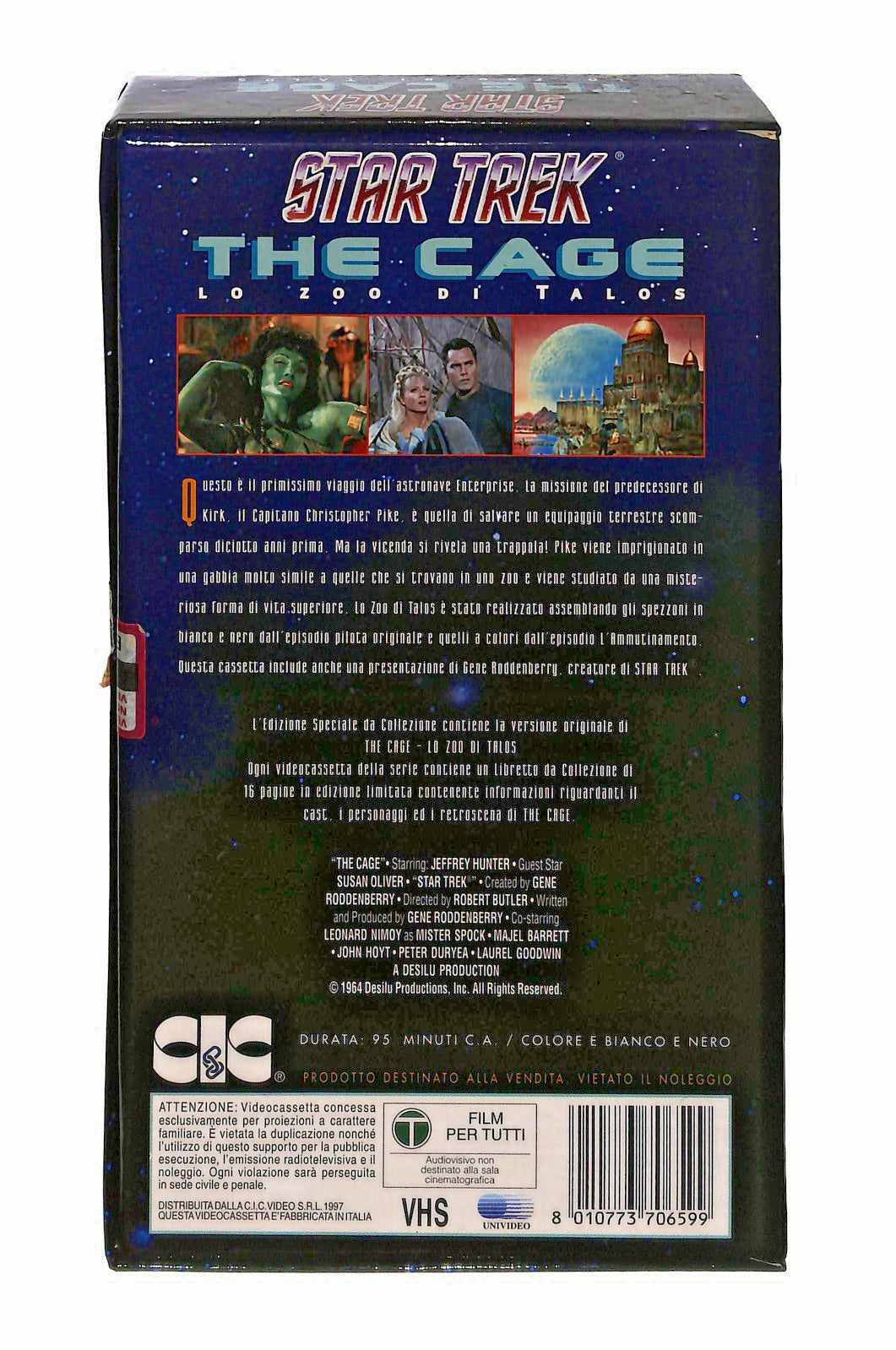 EBOND Star Trek The Cage Edizione Da Collezione Paramount VHS VH002822