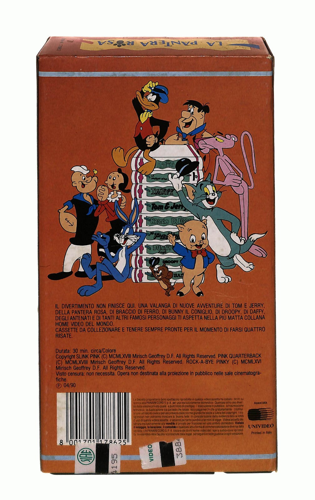 EBOND La Pantera Rosa e In Agguato Videomatto Mgm Ua VHS VH002836