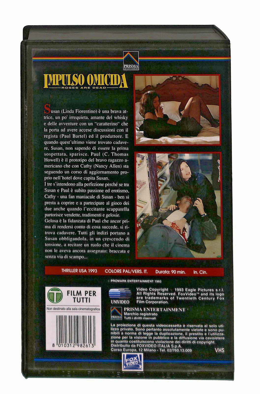 EBOND Impulso Omicida Fox VHS VH002928