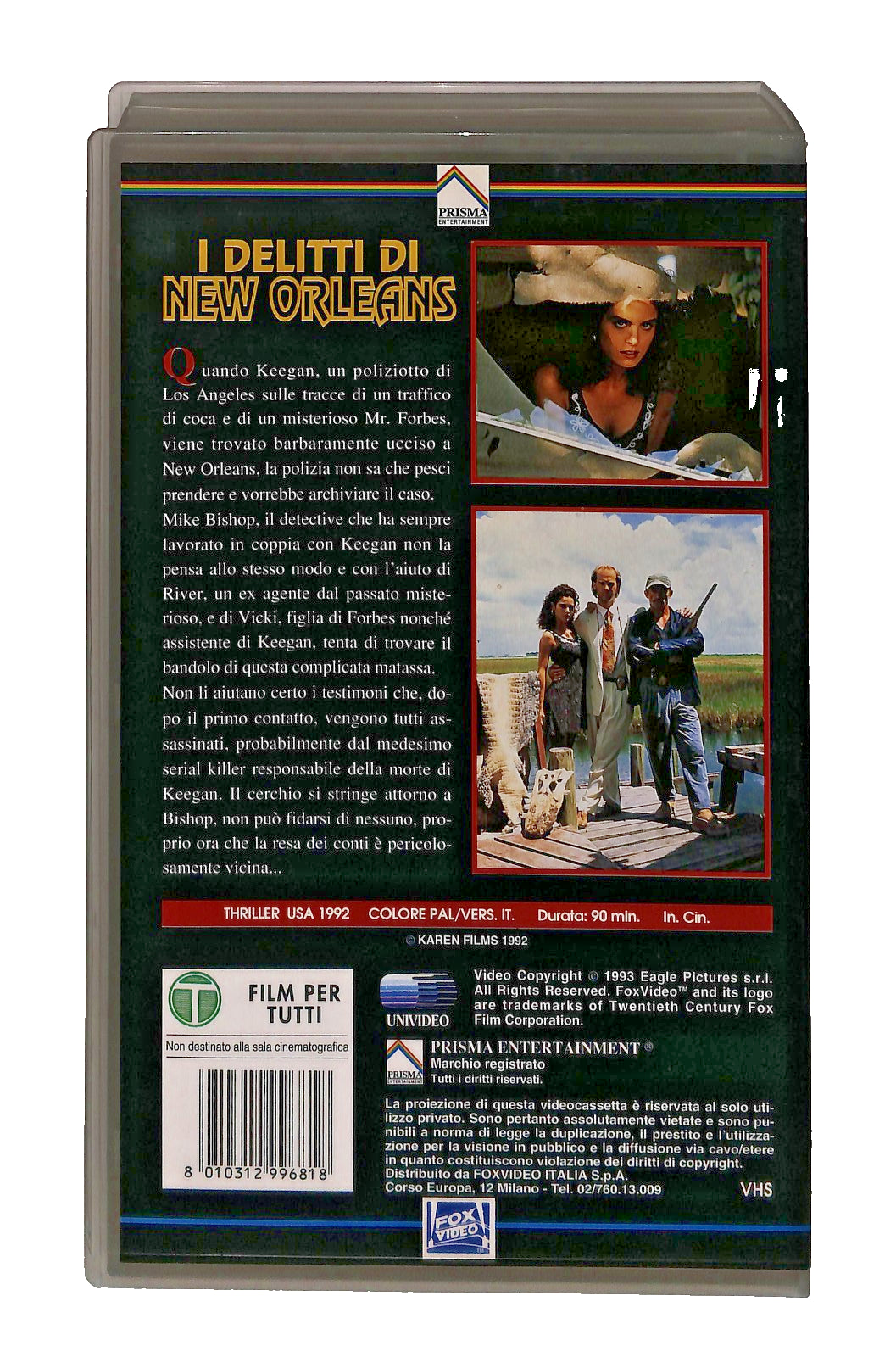 EBOND I Delitti Di New Orlean Fox Prisma VHS VH002952