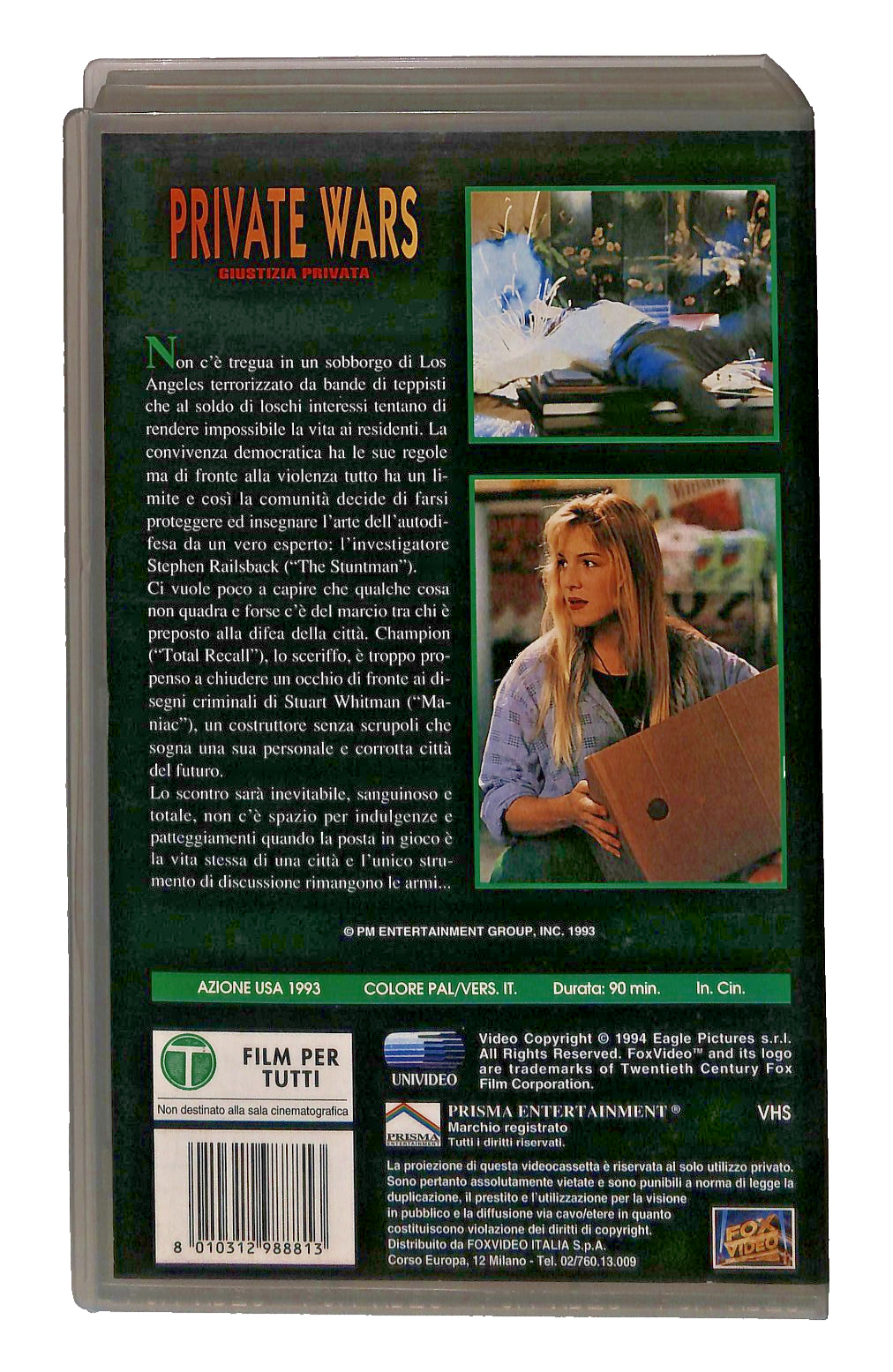 EBOND Private Wars Fox Prisma VHS VH002960