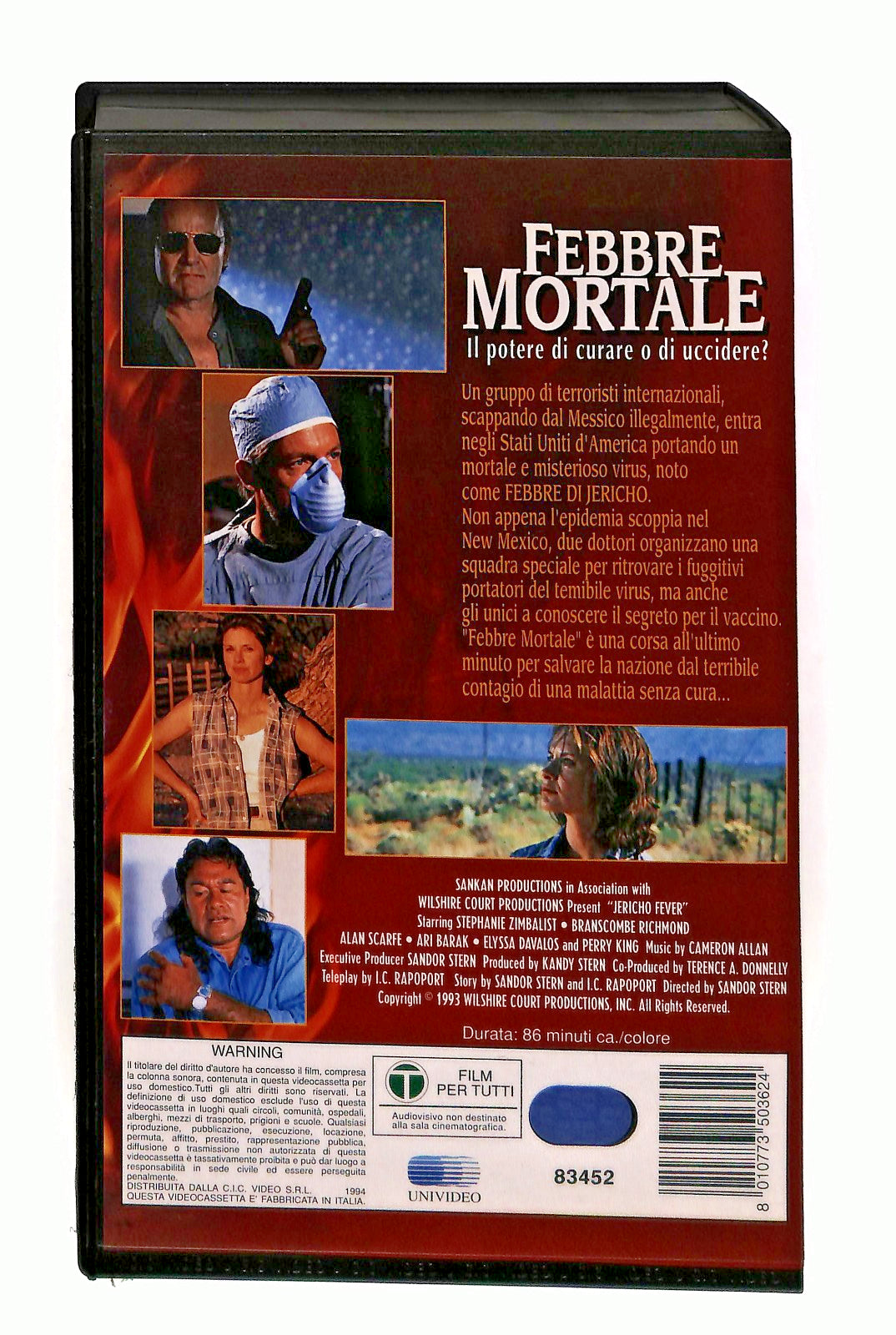 EBOND Febbre Mortale Sandor Stern Cic Paramount VHS VH002967