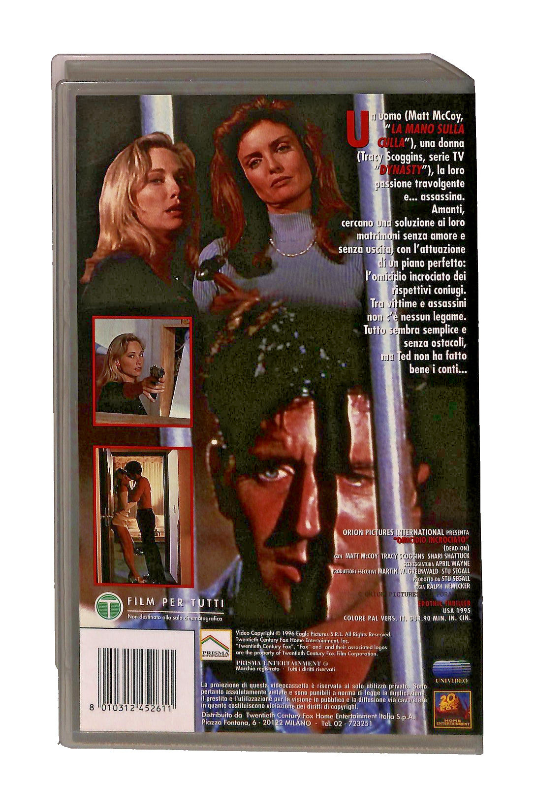 EBOND Omicidio Incrociato Matt Mccoy Fox VHS VH002969
