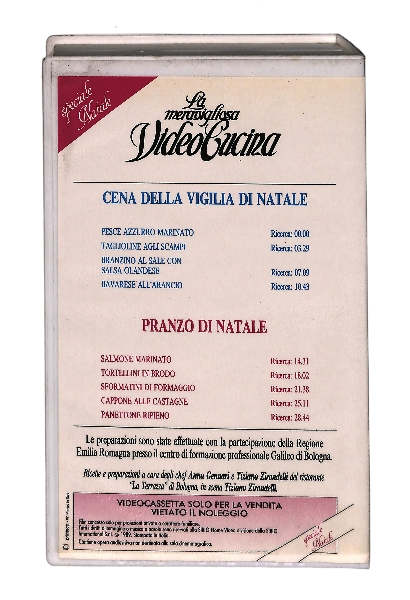 EBOND La Meravigliosa Video Cucina Speciale Natale VHS VH003377