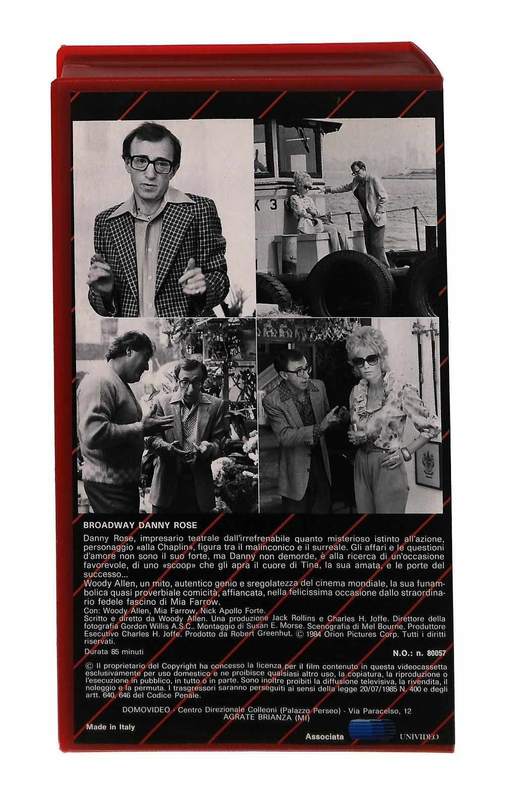 EBOND Broadway Danny Rose Domovideo VHS VH003404