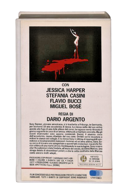 EBOND Suspiria Dario Argento Ciak Cine Video VHS VH003786