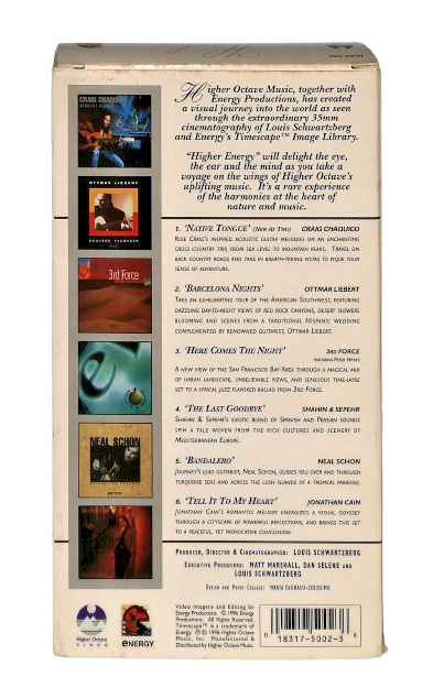 EBOND Higher Energy Higher Octave Music Energy Productions No Ita VHS VH003885