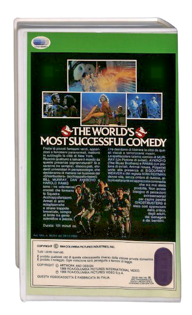 EBOND Ghostbusters Columbia Winners VHS VH004070