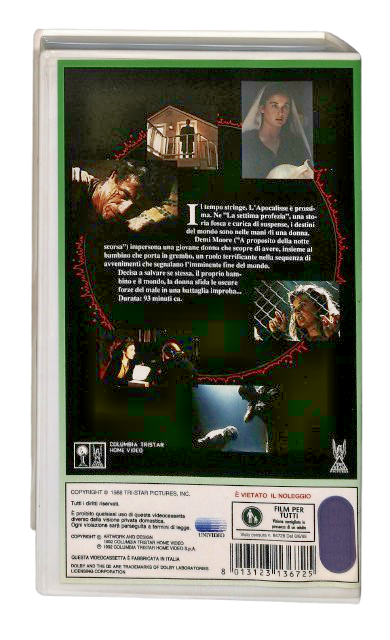 EBOND Demi Moore La Settima Profezia Columbia Winners VHS VH004084