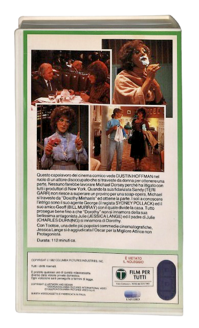 EBOND Tootsie Columbia Winners VHS VH004113