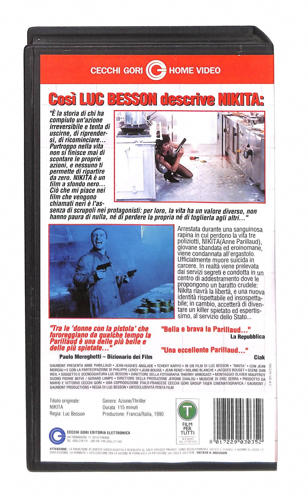 EBOND Nikita Cecchi Gori Home Video VHS VH004404