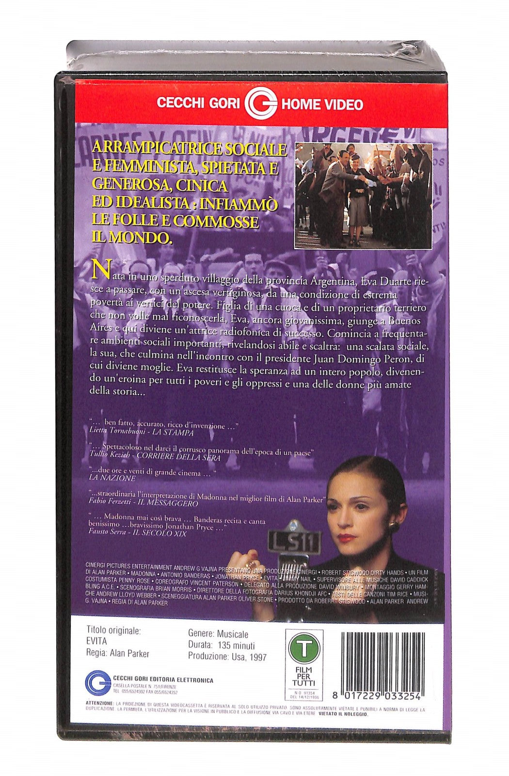EBOND Evita Cecchi Gori Home Video VHS VH004420