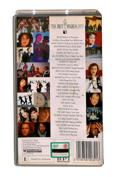 EBOND The Awards 1993 Wienerworld No Ita VHS VH004475