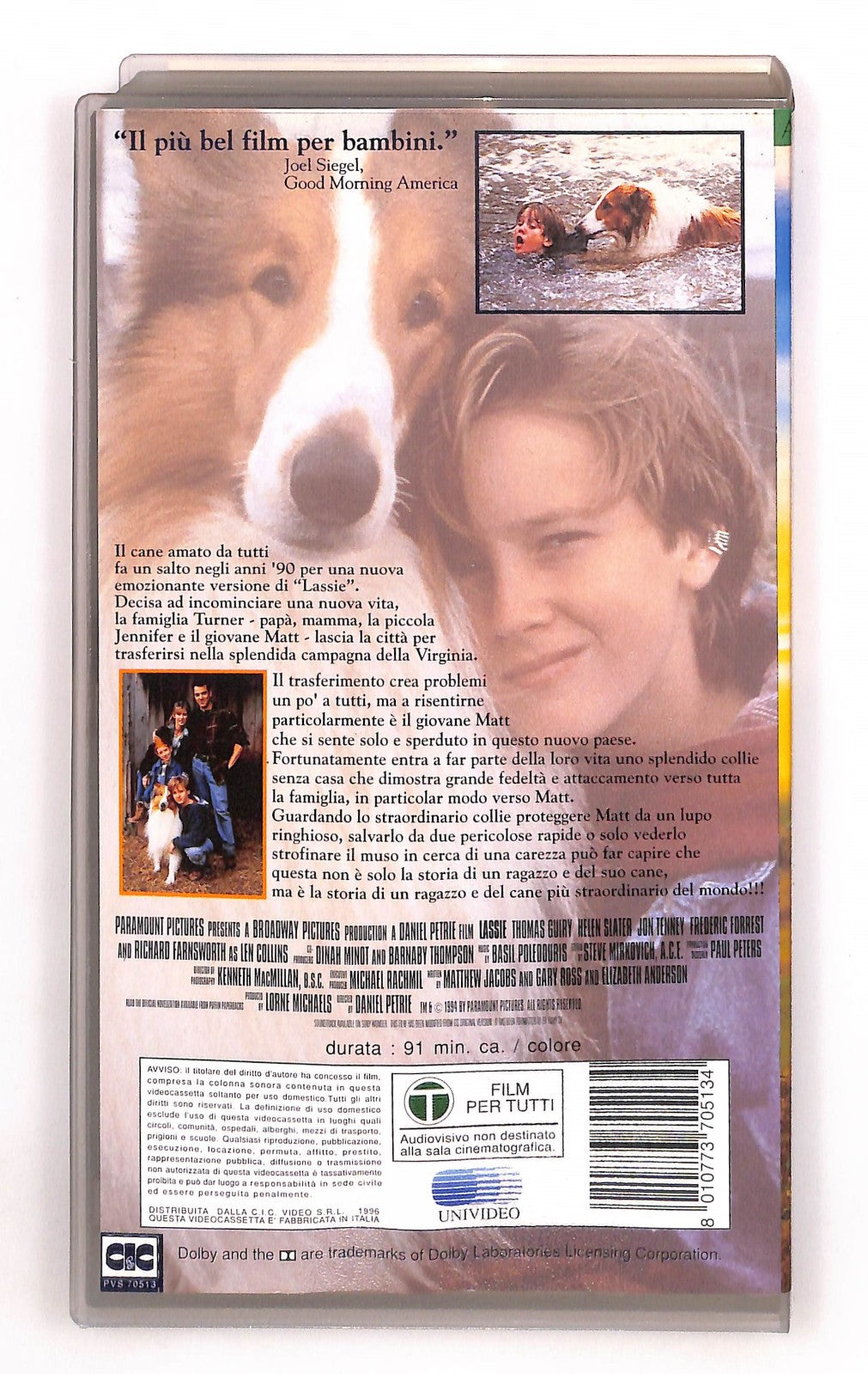 EBOND Lassie Un Vero Amico e Per Sempre Paramount Cic VHS VH004971