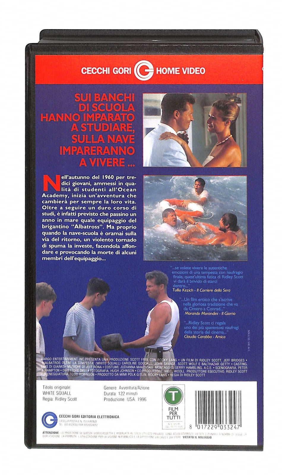 EBOND L Albatross Oltre La Tempesta Cecchi Gori Home Video VHS VH005371