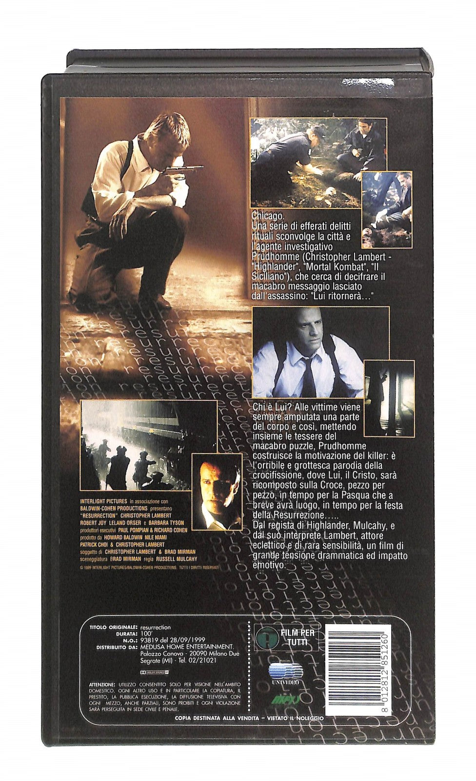 EBOND Resurrection Lambert Mfd Medusa VHS VH005407