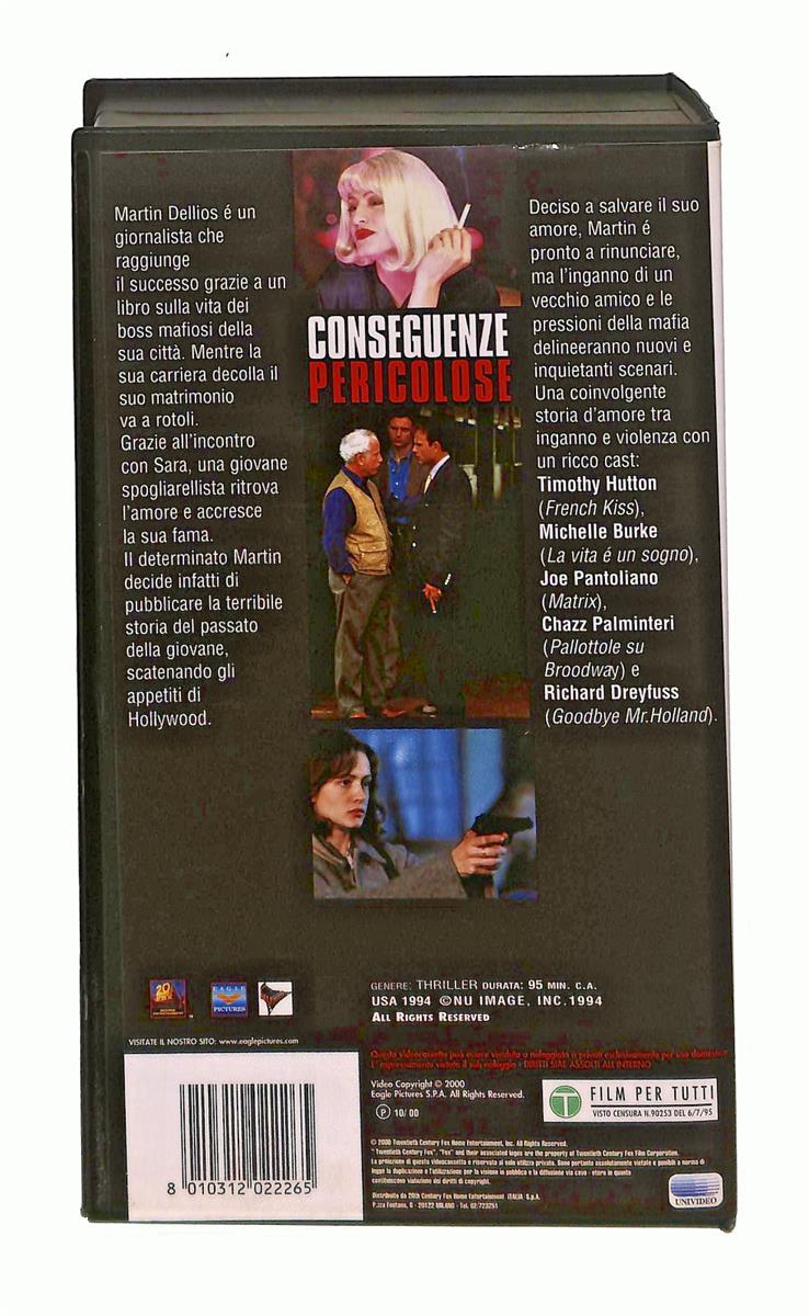 EBOND Conseguenze Pericolose Eagle Pictures VHS VH003216