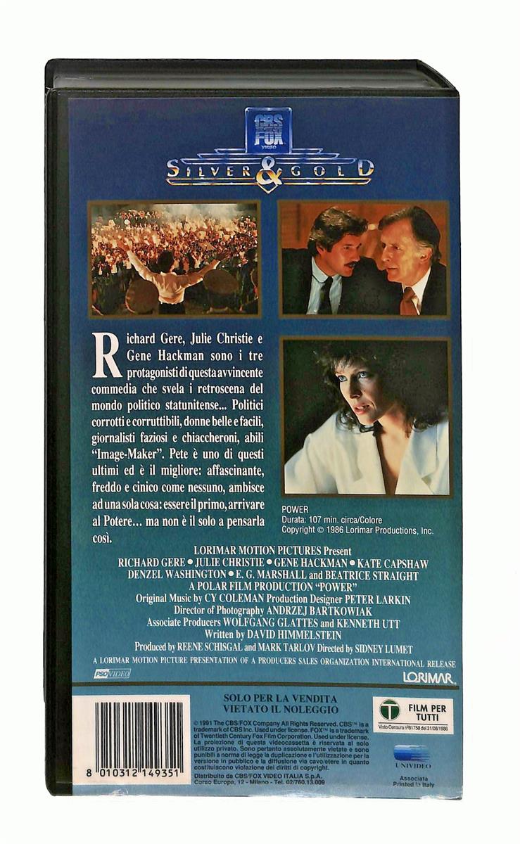 EBOND Power Potere Cbs Fox VHS VH003953