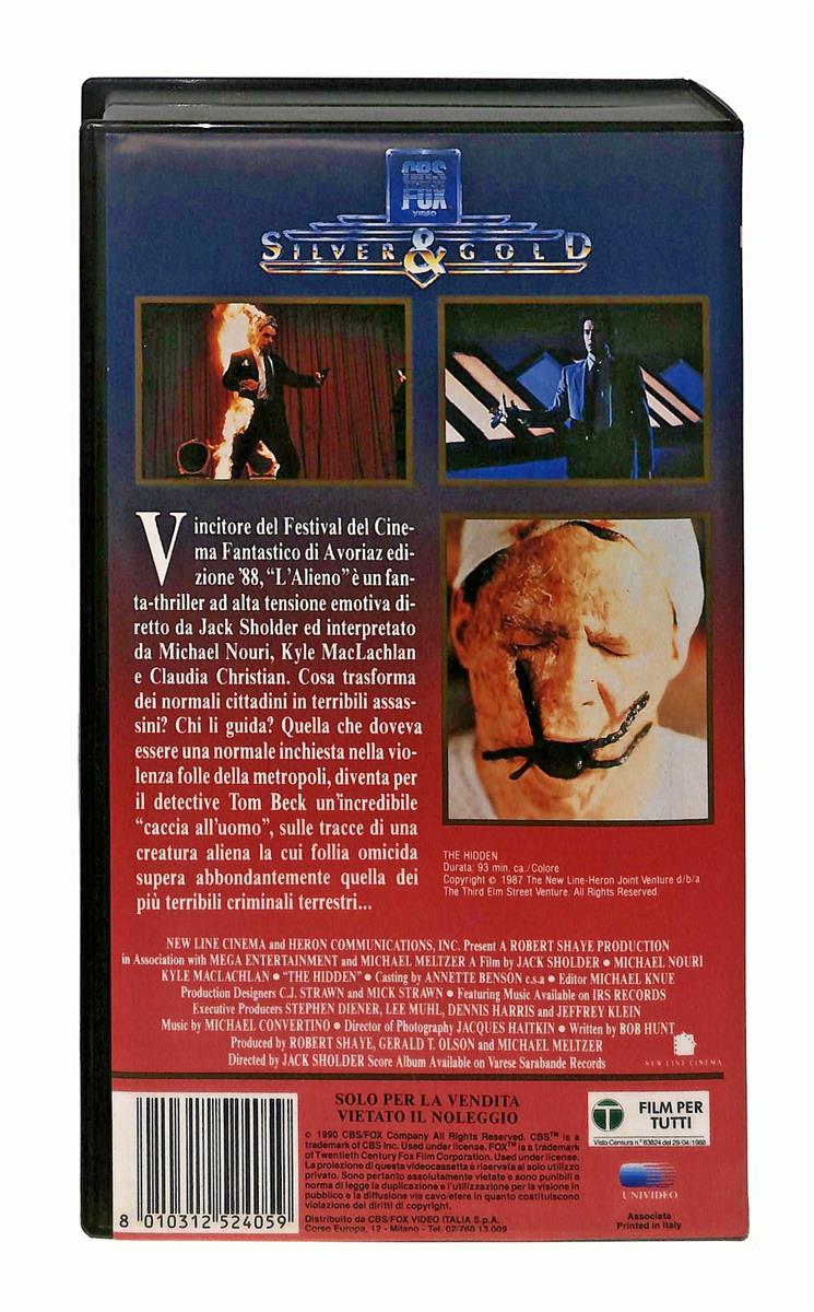 EBOND L Alieno Silver & Gold Cbs Fox VHS VH003920