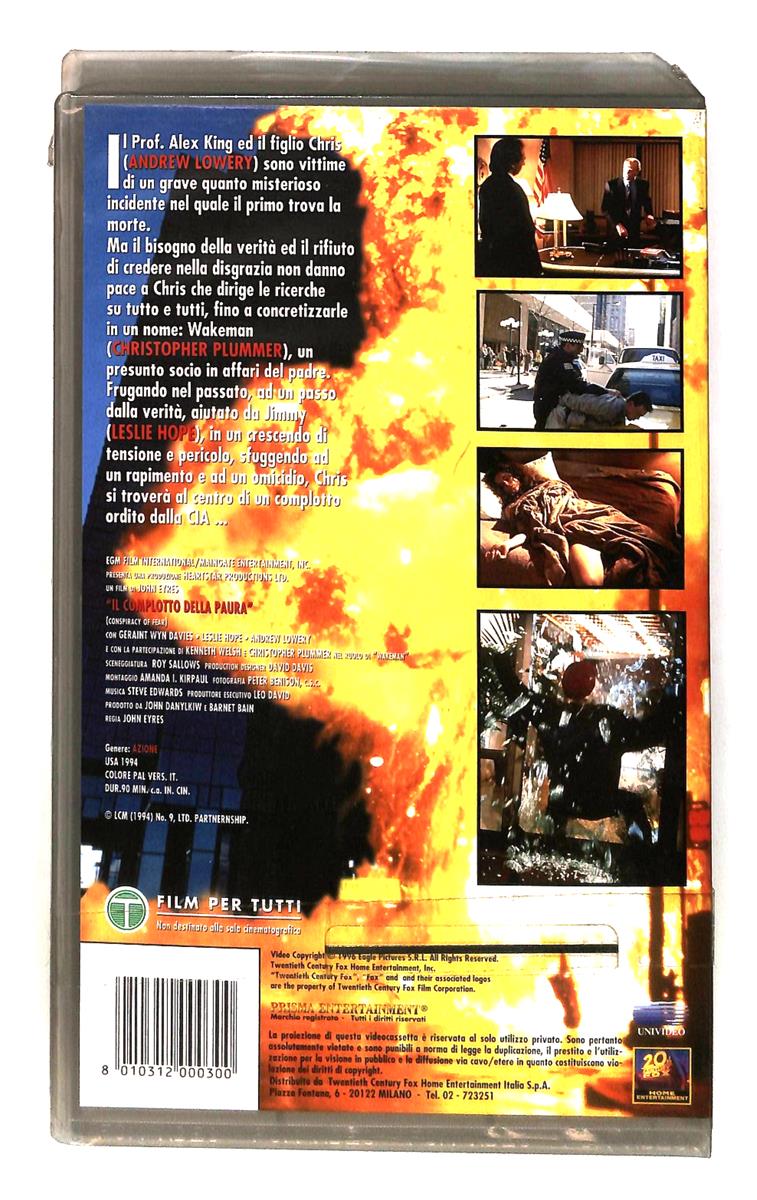 EBOND Il Complotto Della Paura Fox VHS VH003878