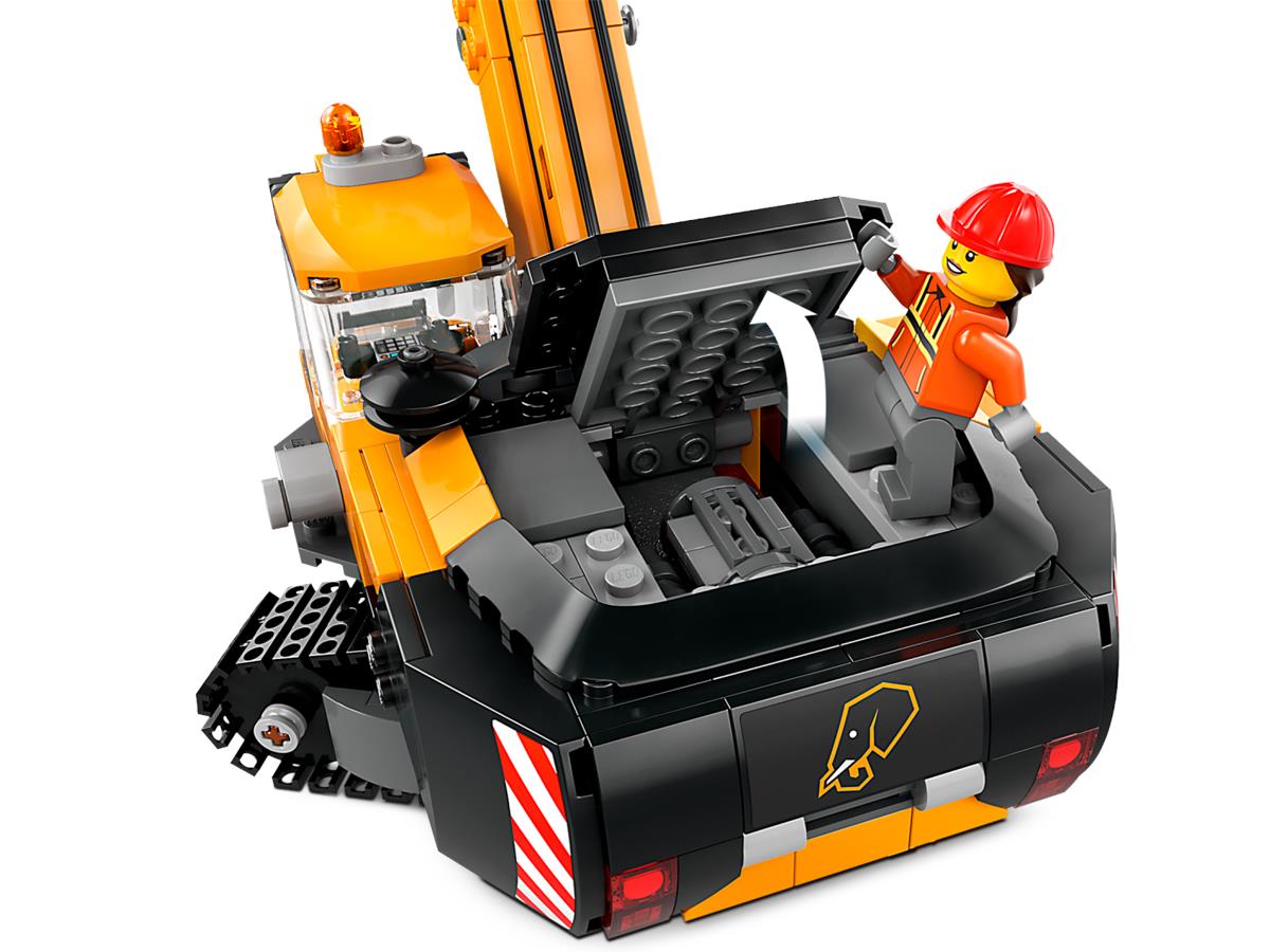 LEGO 60420 Escavatore da cantiere giallo