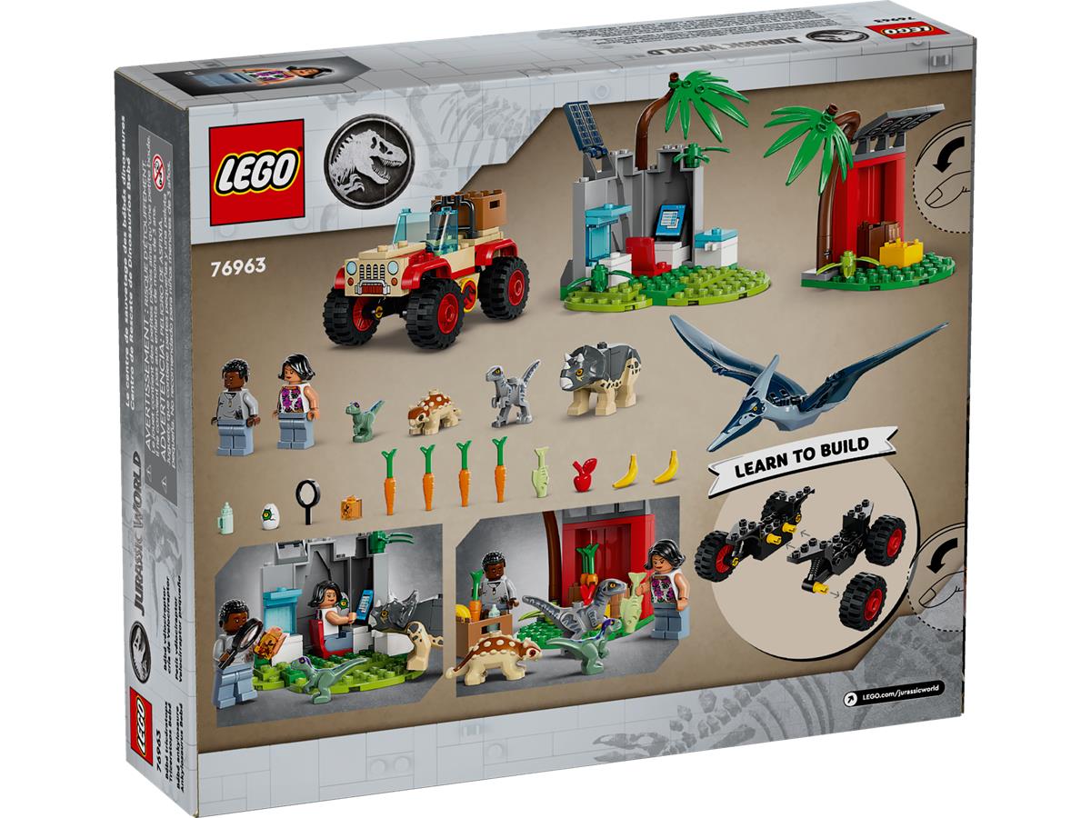 LEGO 76963 Centro di soccorso dei baby dinosauri