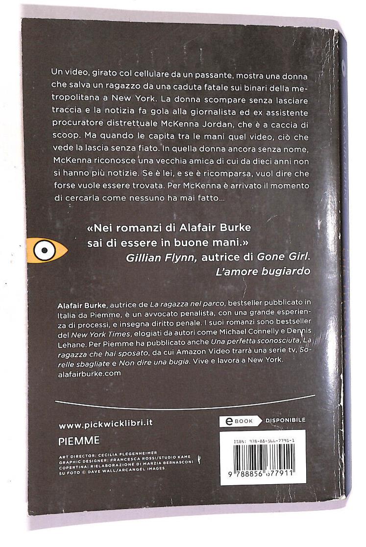EBOND L'ultima Volta Che Ti Ho Vista Di Alafair Burke Libro LI013903