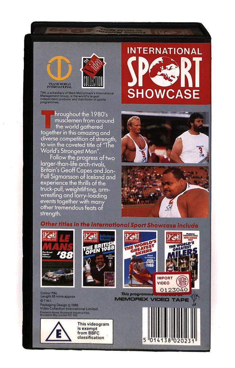 EBOND The Best Of The World s Strongest Man No Ita VHS VH002621