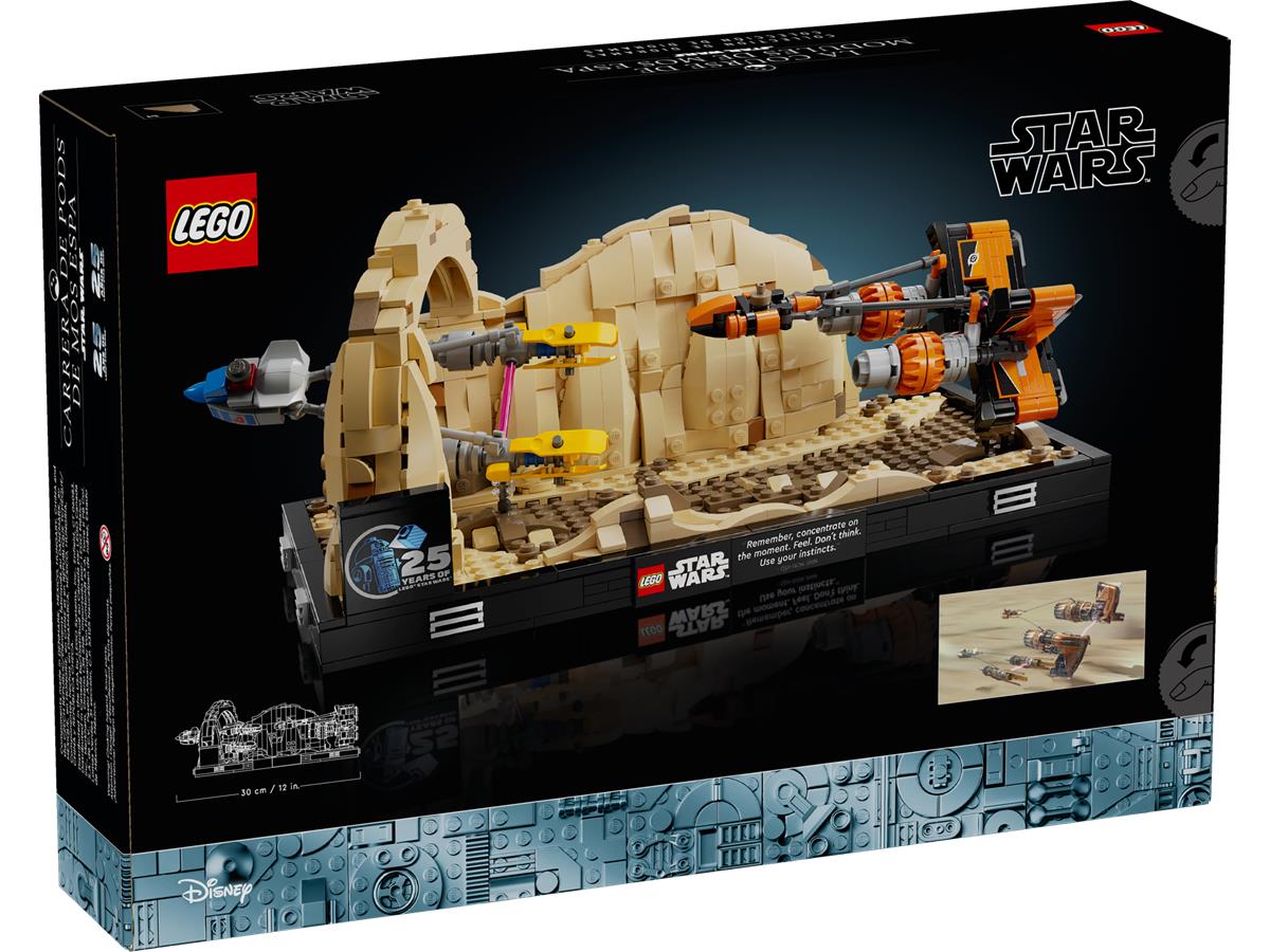 LEGO 75380 Diorama Gara degli sgusci su Mos Espa