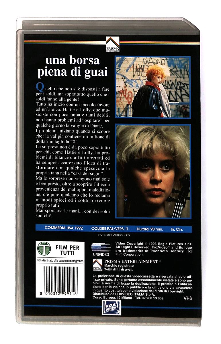 EBOND Una Borsa Piena Di Guai Prisma Fox VHS VH003581