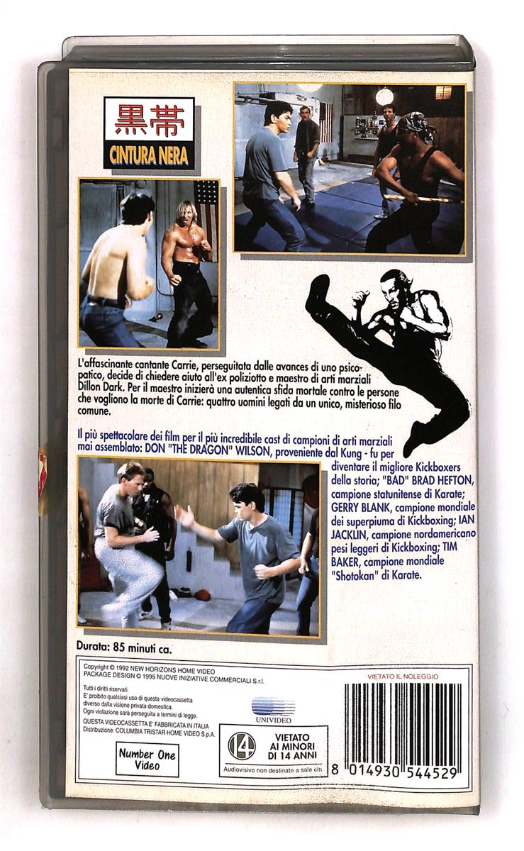 EBOND Cintura Nera Number One Video VHS VH005112