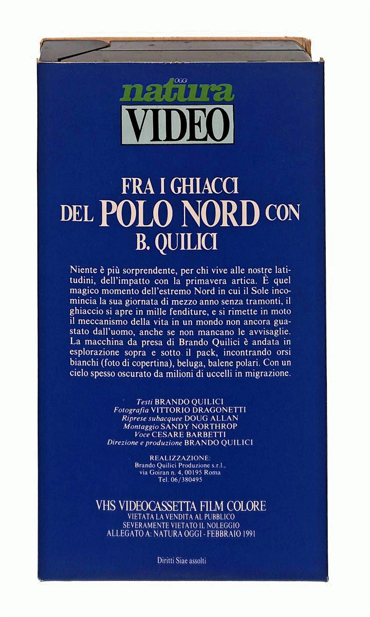 EBOND Fra i Ghiacci Del Polo Nord B Quilici Natura Video VHS VH002737