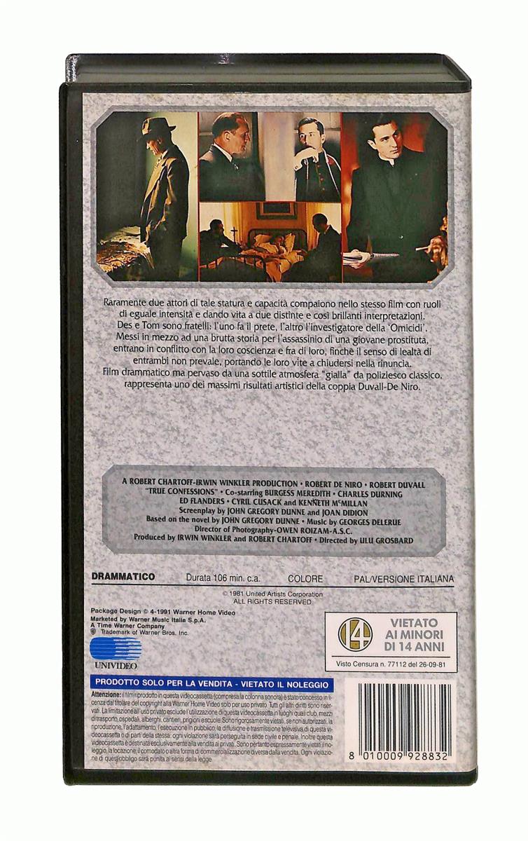 EBOND L Assoluzione De Niro Duvall Gli Scudi Wb VHS VH002820