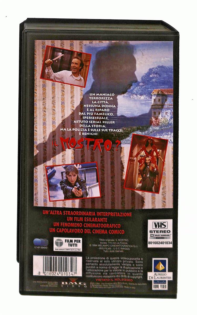 EBOND Il Mostro Benigni Filmauro VHS VH003218