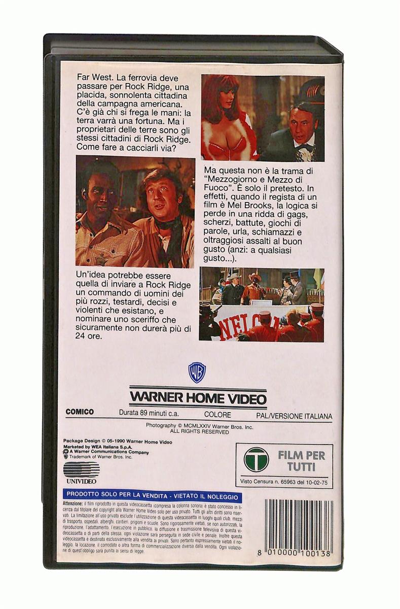 EBOND Mezzo Giorno e Mezzo Di Fuoco Gli Scudi Wb VHS VH002807
