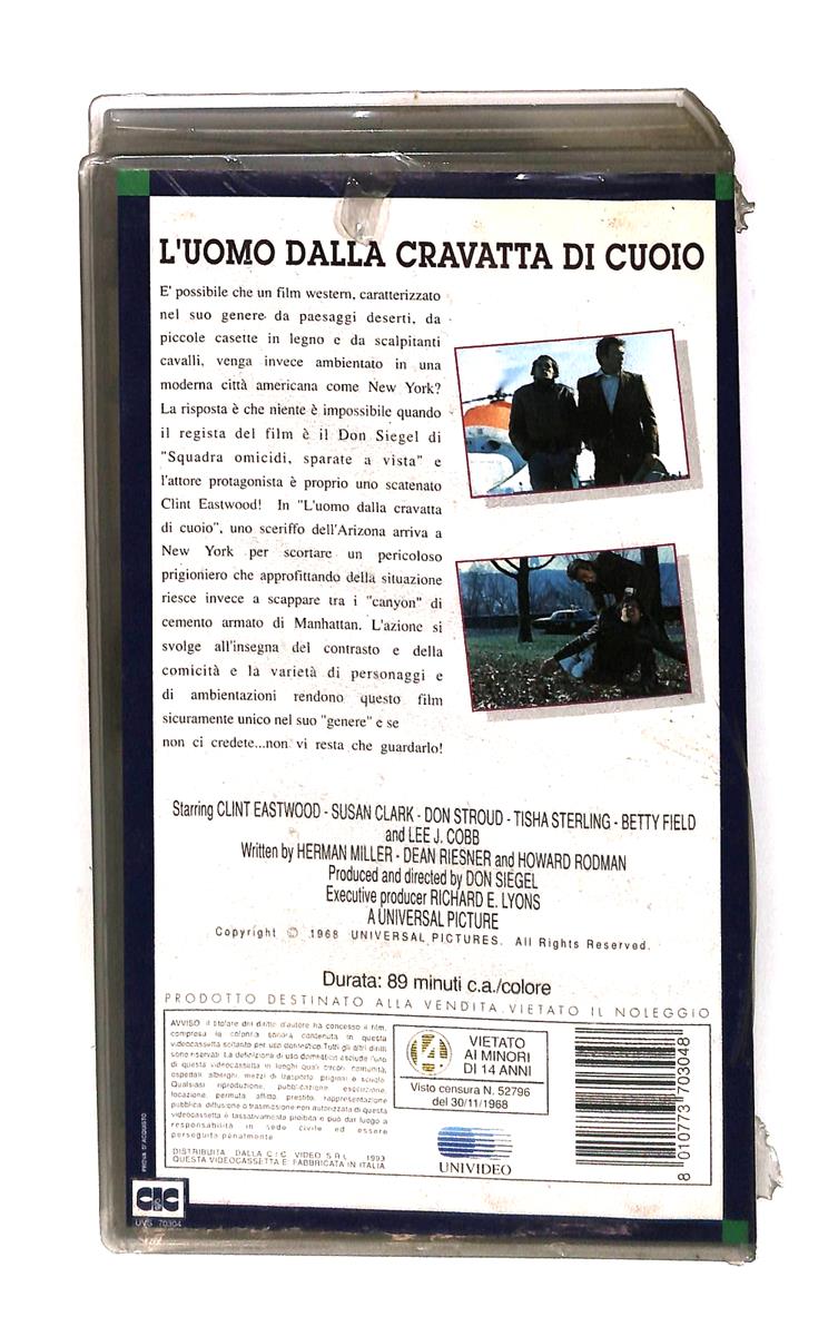 EBOND L Uomo Dalla Cravatta Di Cuoio Universal Cic VHS VH003478