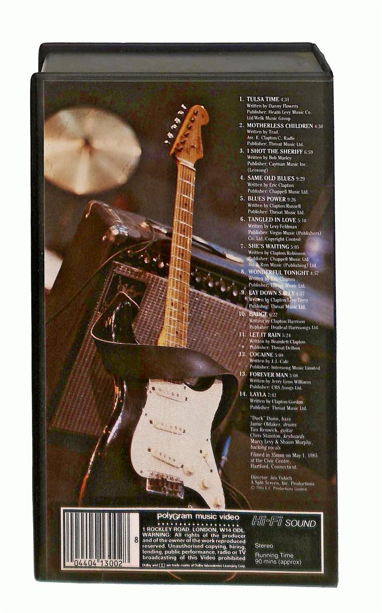 EBOND Eric Clapton Live 85 No Ita VHS VH003056