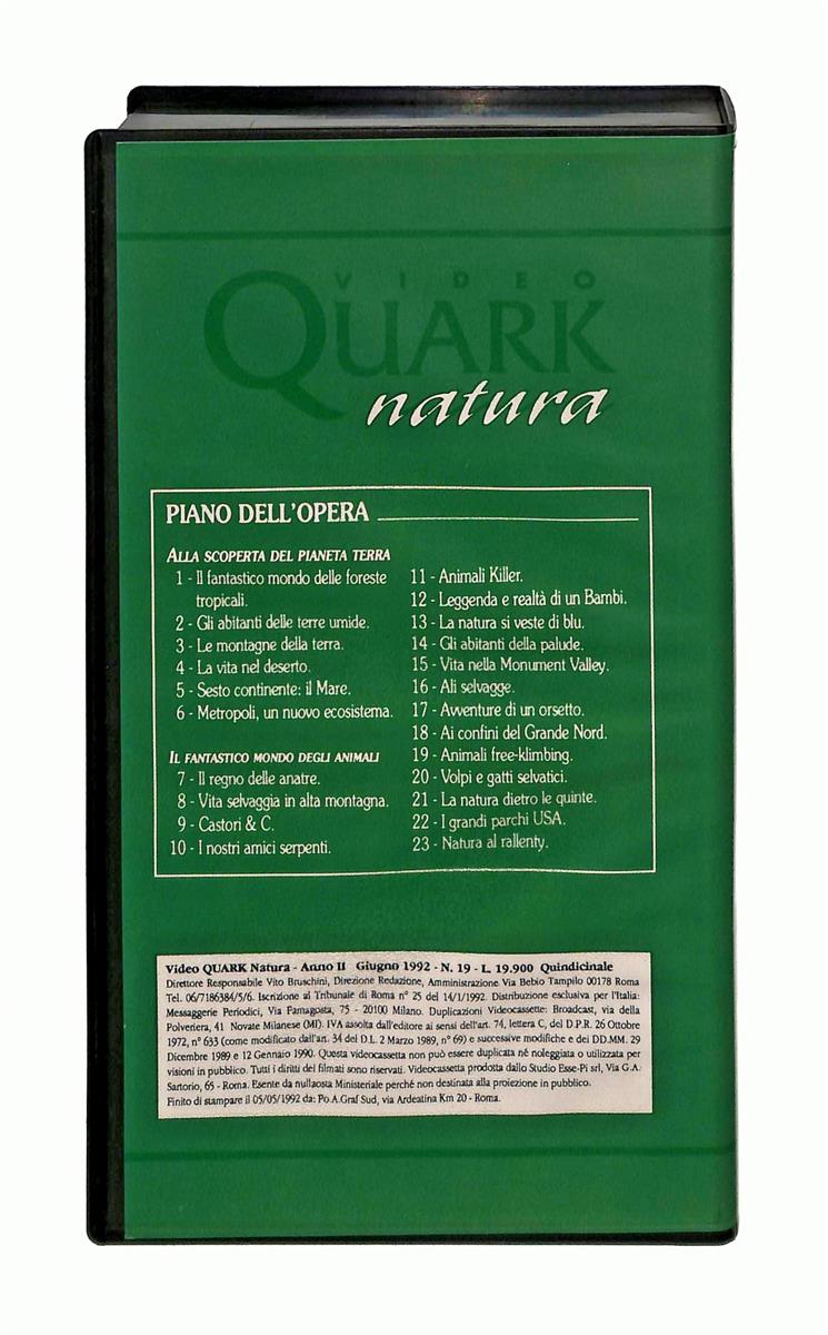 EBOND Video Quark Natura N 19 Animali Free Climbing VHS VH005080