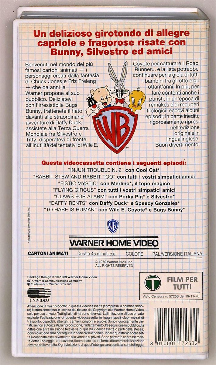 EBOND Cartoonshow 13 Speedy Silvestro Indagine Su Un Gatto Parte 1 VHS VH004606